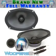 ALPINE S-S69C 6"X9" CAR AUDIO STEREO 260W COMPONENT SILK TWEETERS SPEAKERS NEW