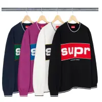 在飛比找蝦皮購物優惠-全新現貨 19 Supreme Piping Crewnec