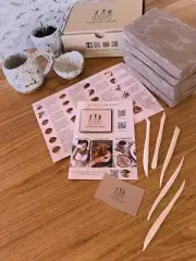 5 Person: Make A Mug or Planter Pottery Kit Incl 1hr Video Link, Booklet & Tool.