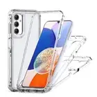 For Samsung Galaxy A15 A14 A13 A25 A35 A55 Clear Shockproof Case Front Bumper