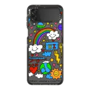 Galaxy Z Flip4 Impact Case Hi by Matthew Langille