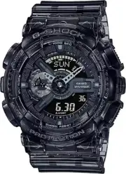Men's Casio G-Shock Black Translucent Digital Dial Watch GA110SKE-8E