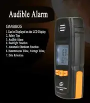 Carbon Monoxide Meter Detector Detects Dangerous Gas & Temp With Alarm GM8805
