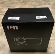 TMY Mini Projector, Upgraded Bluetooth Projector with Screen, 1080P Full HD