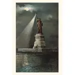 VINTAGE JOURNAL STATUE OF LIBERTY, TORCH SPOTLIGHT