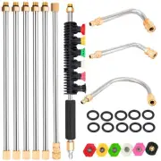 Pressure Washer Extension Wand, Power Washer Lance, Gutter Cleaning Tools for...