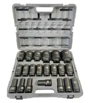 Typhoon 72545 - Impact Socket Set - 3/4" Drive Deep 21 Piece Metric