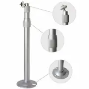 Universal 40-80cm Projector Ceiling Wall Mount Bracket Aluminium 5KG Capacity