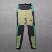 The North Face Leggings Womens Small Steep Tech High Rise Fleece Green Black
