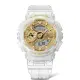 【CASIO 卡西歐】G-SHOCK WOMEN 女款系列/45mm/透明金(GMA-S110SG-7A)