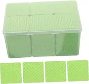 Nail Polish Absorbent Pads: 1080pcs Glue Cleaning Wipes for Lash Extensions Lint Remover Pads for Eyelashes