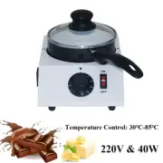 1 Pot Electric Chocolate Tempering Melting Machine Fondue Melter Melt Heating