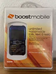 NEW Boost Mobile Sanyo Juno SCP2700 Blue Qwerty CDMA BOOST NETWORK
