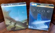 Dune 2021 4K Steelbooks (2 Versions)-EU IMPORT-NEW (Sealed) Free Shipping!