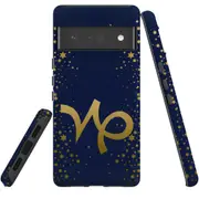 For Google Pixel 6 Pro Case Tough Protective Cover Capricorn Sign
