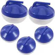 WHAMVOX Indoor Tabletop Curling Balls 5pcs Mini Game Set for Kids Perfect for Family Social Interaction