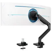 Premium Heavy Duty Monitor Arm for 17 to 49 inch Screens up to 44lbs, Fully A...