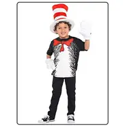 Boys Cat In The Hat Dr Seuss Costume Book Week Cosplay