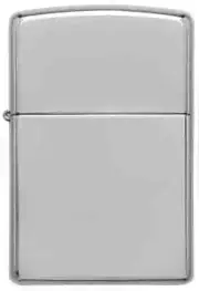 Zippo 205, Classic Satin Chrome Finish Lighter, Full Size