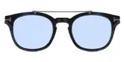 Tom Ford FT5532-B-CL Clip-On Only 01X Men's Sunglasses Black Size 49