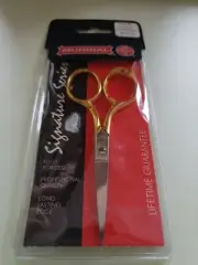 Scissors Mundial 726-4P 726-4 Embroidery Signature Series Gold Plated Scissors