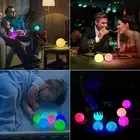 AU Garden Luminous LED Ball Remote Control 16 Colors Floating Pool Light (4Pcs)