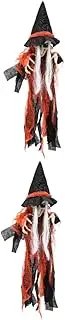 Abaodam 2pcs Lifelike Ghost Decor Halloween Hanging Ghost for Party Scary Halloween Decorations Decorations