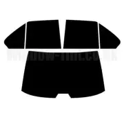 Pre Cut Car Window Tinting Kit for BMW 5 Series 4-door E34 88-96 Rear Windows
