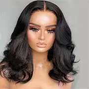 Short Bob Body Wave Lace Front Human Hair Wig 13X4 Body Wave Lace Frontal Wigs For Women 150 Density 14Inch 13x4 Lace Wig