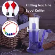 DIY Hand Knitting Mill Mini Knitting Machine Spool Knitter Wool Winder Tool Kit