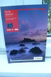 2012 CANON EOS 7D II 2 KAMERA PROSPEKT KATALOG CAMERA BROCHURE CATALOGUE !!!!!!!