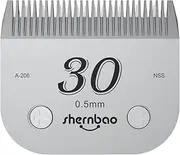 shernbao A5 Style Detachable Pet Clipper Blades, Made of Titanium Coating Ceramic & Stainless Steel, Compatible with Most Andis, Oster, Wahl A5 Clippers.