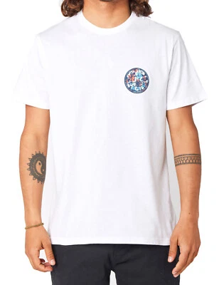 Rip Curl Passage Short Sleeve T-Shirt White men