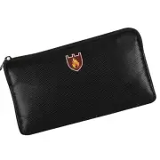 Money Bag Upgrade Document Pouch Fireproof Waterproof Safe Cash Black