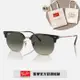 【RayBan 雷朋】眉型偏光太陽眼鏡(RB4416F-672071 55mm)