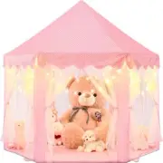 Tienda de juegos Princess Castle con luces LED para niños pequeños