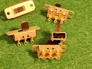 (5) Switchcraft 46203MR 3A 125VAC .5A 125VDC Slide Switch SPDT Momentary (ON)-ON