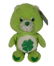 Care Bears Teddy Bear Good Luck Bear Collectors Edition Plush 7 Inch 2002 New B3