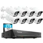 Reolink 4K 8CH PoE CCTV Security Camera System Color Night Vision Smart Detect