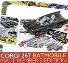 Corgi Toys 267 Batmobile Corgi Model Club Reissue Matt Black 2024 Exclusive