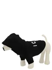 [Dsquared2] Dsquared2-Dsquared2 X Poldo Dog Hoodie Pets Accesories Bianco/Nero-Unisex 00 White/Black