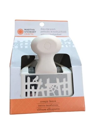 Martha Stewart Crafts Deep Edge Punch "CREEPY FENCE" Punch Halloween