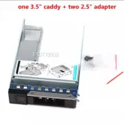 3.5" HDD Hard Drive Caddy + 2pcs 2.5" Adapter LFF For Dell PowerEdge T350 R250
