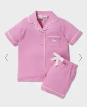 Peter Alexander Girls Pink Bamboo Classic PJ Set Size 2 Years RRP$59.95