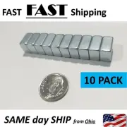 10 PACK - Square Neodymium Block Magnets N50 SUPER Strong Rare Earth