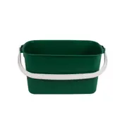 SYR Window Cleaning Roll Top Oblong Shaped Bucket w/ Carry Handle Green