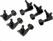 ULDIGI Acoustic Guitar Machine Heads 6pcs Sealed Tuning Pegs Set 3l3r Tuning Keys Ferrules Screws for Easy Replacement