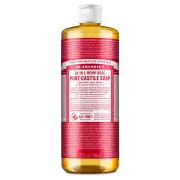 Dr. Bronner's All-one Pure-Castile Liquid Soap - Rose 946ml