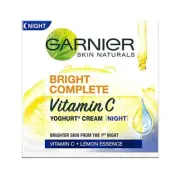 Garnier Bright Complete VITAMIN C YOGHURT Night Cream,40g