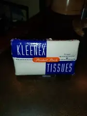 Vintage 1950s Kleenex Pocket Pack Kimberly Clark Corp. 24 Tissues New Old Stock